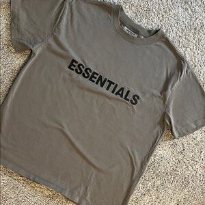 Essentials Men's Short Sleeve Tee in Dark Gray